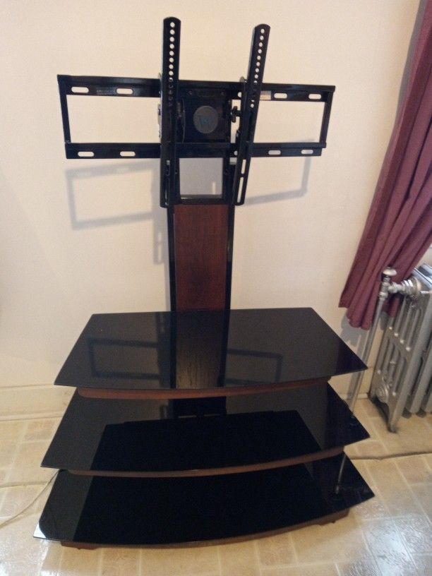 Flat Screen TV Glass Table 