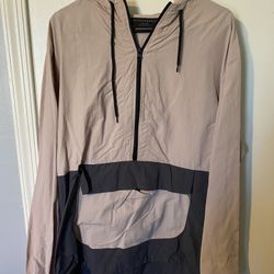 Light Pink & Grey Windbreaker 
