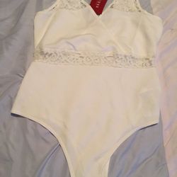Sexy With Lace Guess Bodysuit Size S