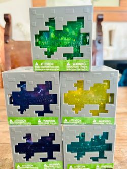 Finally came in the mail! $20 EACH Minecraft Slime Cubes