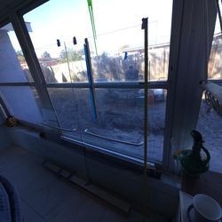 Glass Shower Doors with railing/ frame