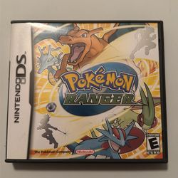 Pokemon Ranger Nintendo DS Box & Manual (NO GAME)
