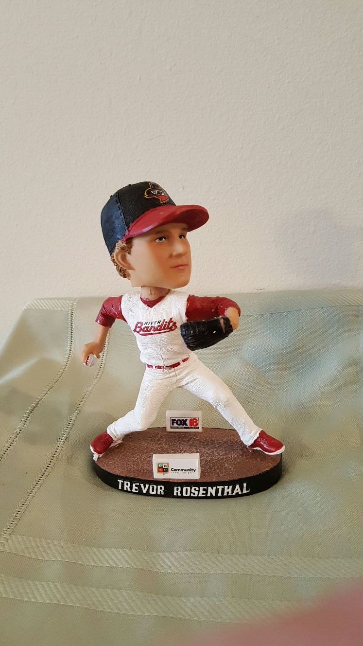 Trevor Rosenthal SGA Bobble head St. Louis Cardinals QC River Bandits