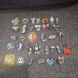 The Nightmare Before Christmas Jack Skellington Sally Oogie Boogie Enamel Pins