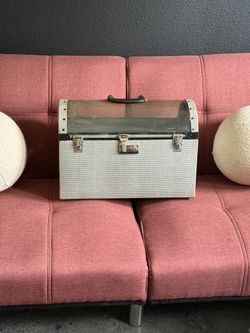 Vintage 1950's F.C. & N. Co. INC Dome Green Pet Tote / Carrier