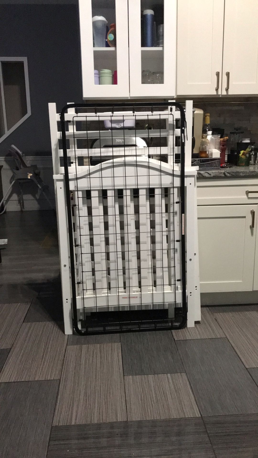 Wood Baby Crib White- No Mattress