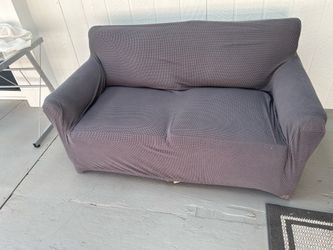 FREE Love seat with grey cover