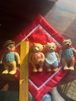 Jointed Porcelain Bears
