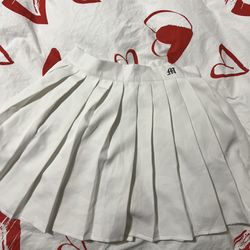 New White Skirt