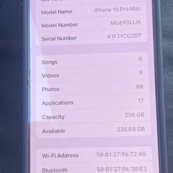 iPhone iPhone 15 Pro Max