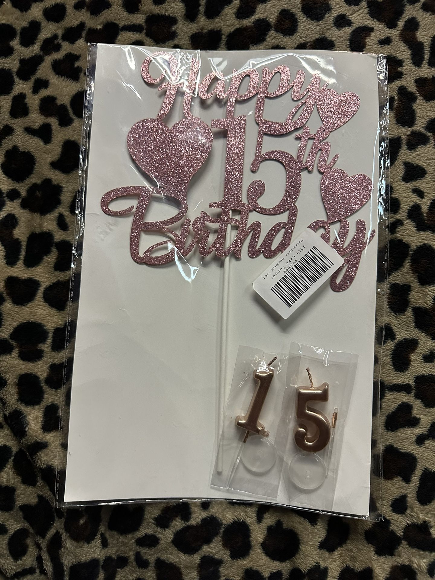 New Happy 15 birthday set