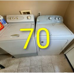 Amana Heavy  Duty Washer And Whirlpool Gas Dryer