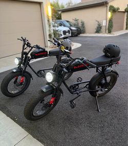 2  Electric Bikes Like New!
