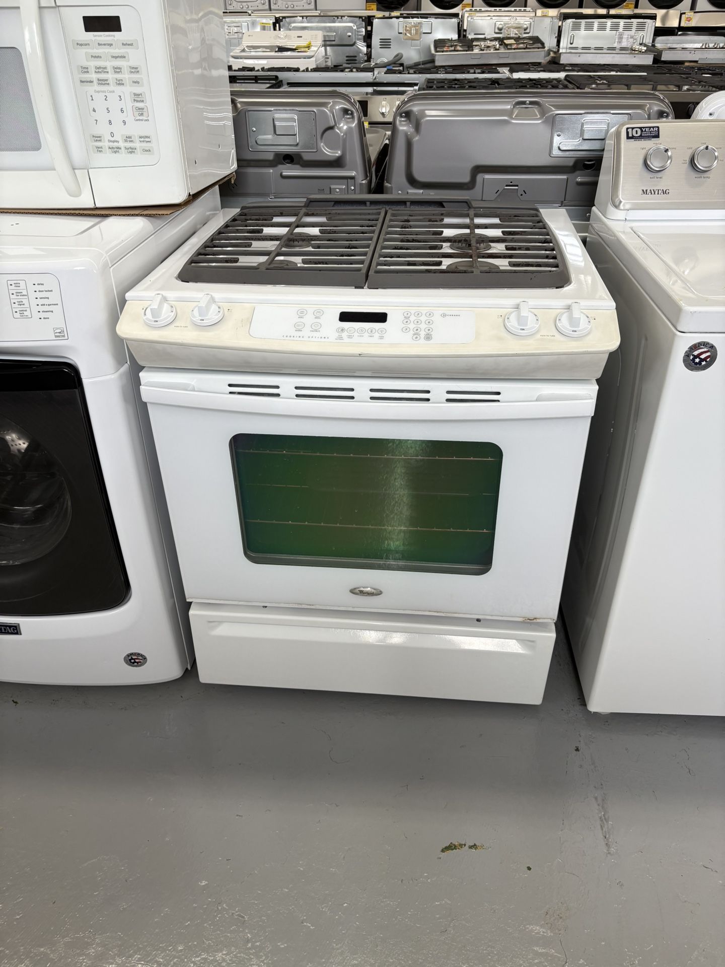 USED Whirlpool 30” Stove Gas Slide In