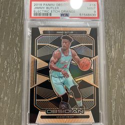 Panini Obsidian Jimmy Butler Electric Orange Miami Heat Card #5/50