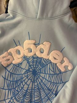 spider hoodie with rhinestones