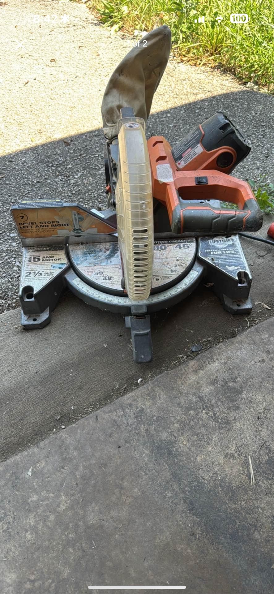 Ridgid Miter Saw