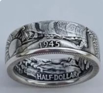 1945 coin Ring-11