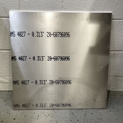 Aluminum Sheet Plate 24”x24”x5/16”