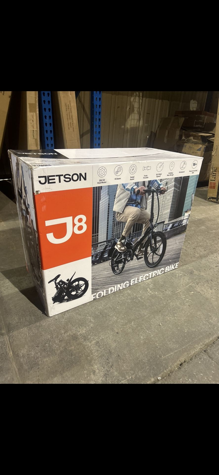 Brand New Jetson J8 Folding Electric Bike