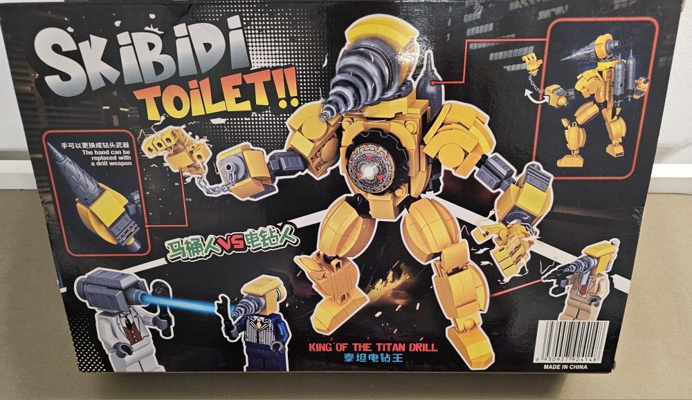 DRILL MAN LEGO SET