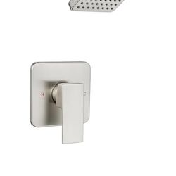 Shower Faucet Set with Tub Spout Shower Trim Kit and Single-Handle Set, Shower Valve Included, Bathtub Faucet Set, 4 Inch ABS Square Shower Head,Brush