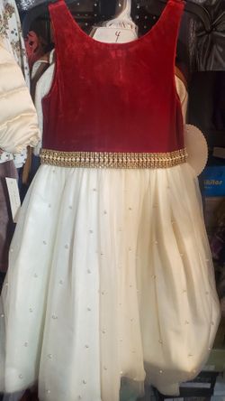 NEW Girl Burgundy Dress Size 8