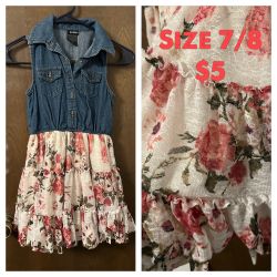 7/8 Girls Dress