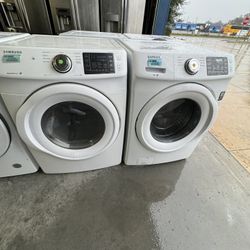 Samsung Set Washer & Electric Dryer Stackable 