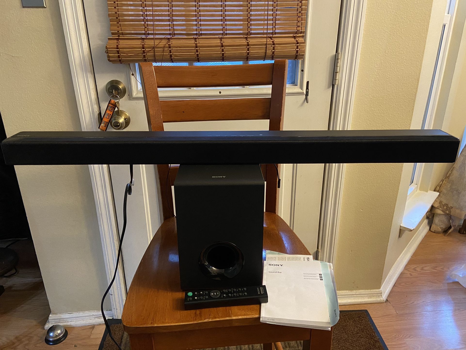 Sony Soundbar And Subwoofer