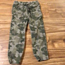 Okie Dokie toddler straight pull-on camo pants 4T   