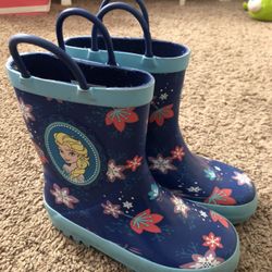 Frozen rain boots