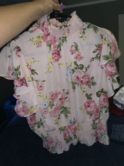 Pink Blouse Medium
