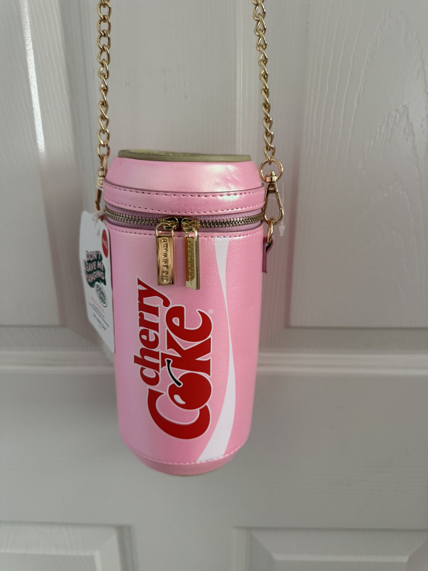 New Cherry Coke Pink Kitsch Crossbody Purse Skinnydip London