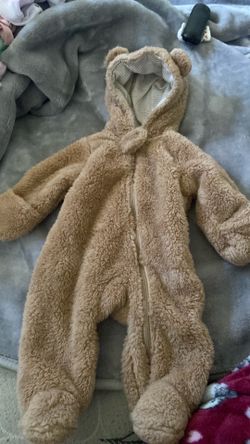 teddy bear baby suit
