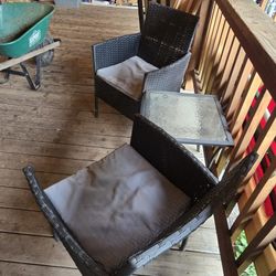 Porch Chairs And Table