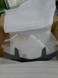 Victory vision windshield