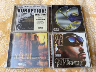 (4) Rap Hiphop CDs bundle (1998)
