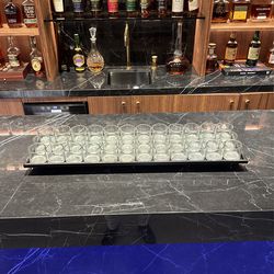 CB2 36 Tea Light Modern Candle Holder Tray 