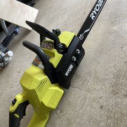 Ryobi 40v Chain Saw 14”in ( No Chain) TOOL ONLY