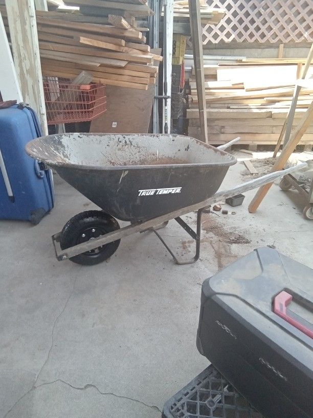 Wheel Barrel New Wheel On It