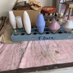 Vintage General Electric Lightbulb Strip Advertising Display. 