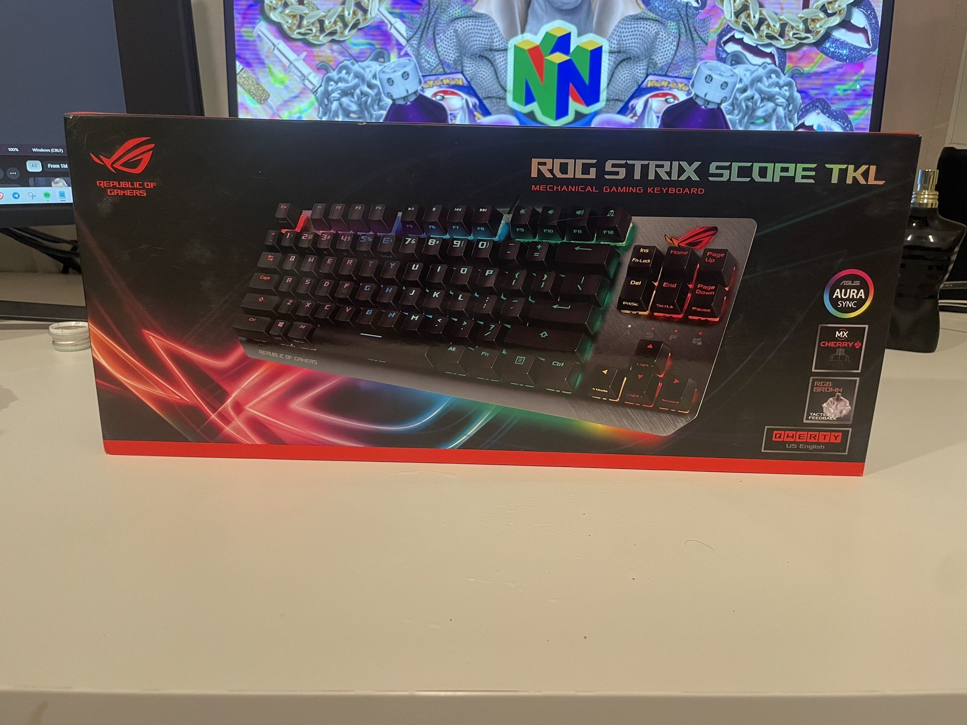 ROG Strix Scope TKL - Mechanical Keyboard CherryMX Brown Switches