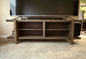 65” TV Stand | Adjustable Shelves |  VERY STURDY