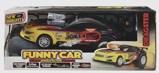 The Joker Funny Car Dragster Remote Controlled Car New