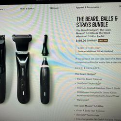 Manscaped The Beard, Balls & Strays Bundle (check description)