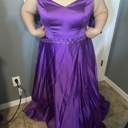 Purple Dama Dress 