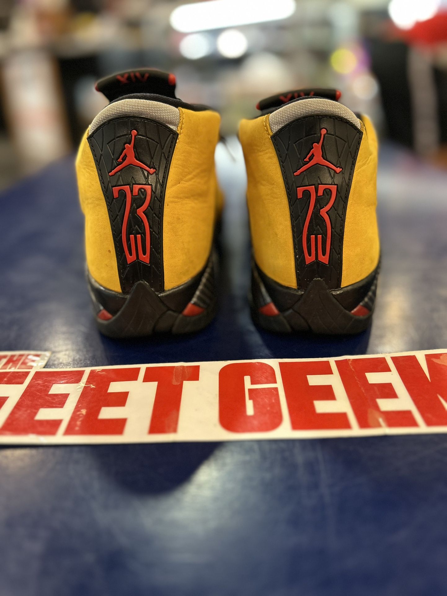 Nike Ferrari Jordans Yellow Ferrari Sneakers Air Jordan 14 Se - Main Image