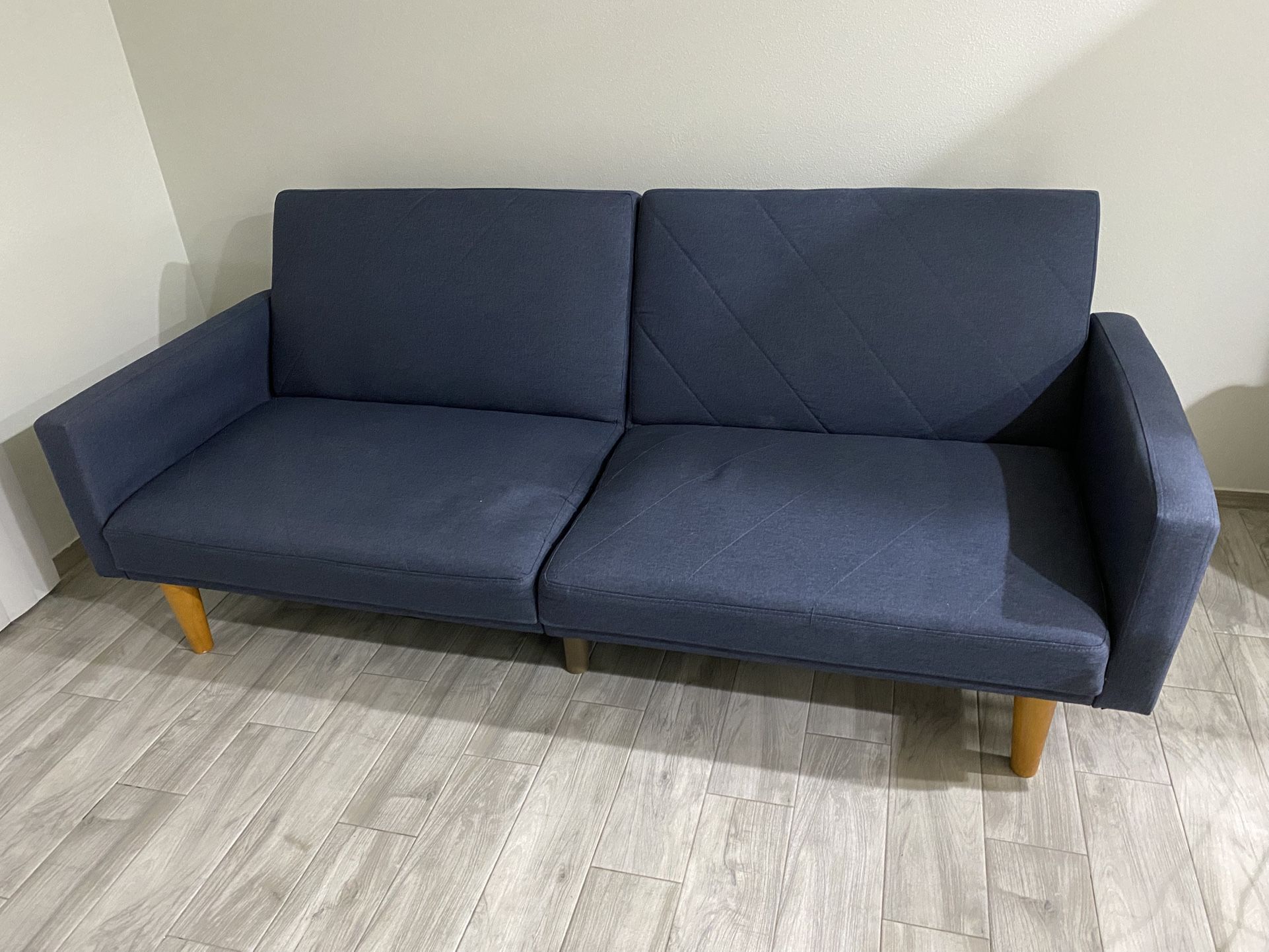 Blue Sofa futon