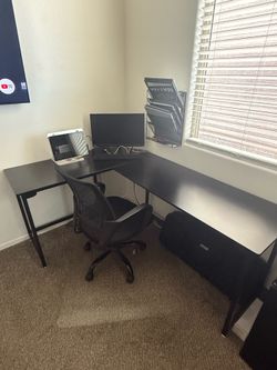 Office Desk Chair & Mat